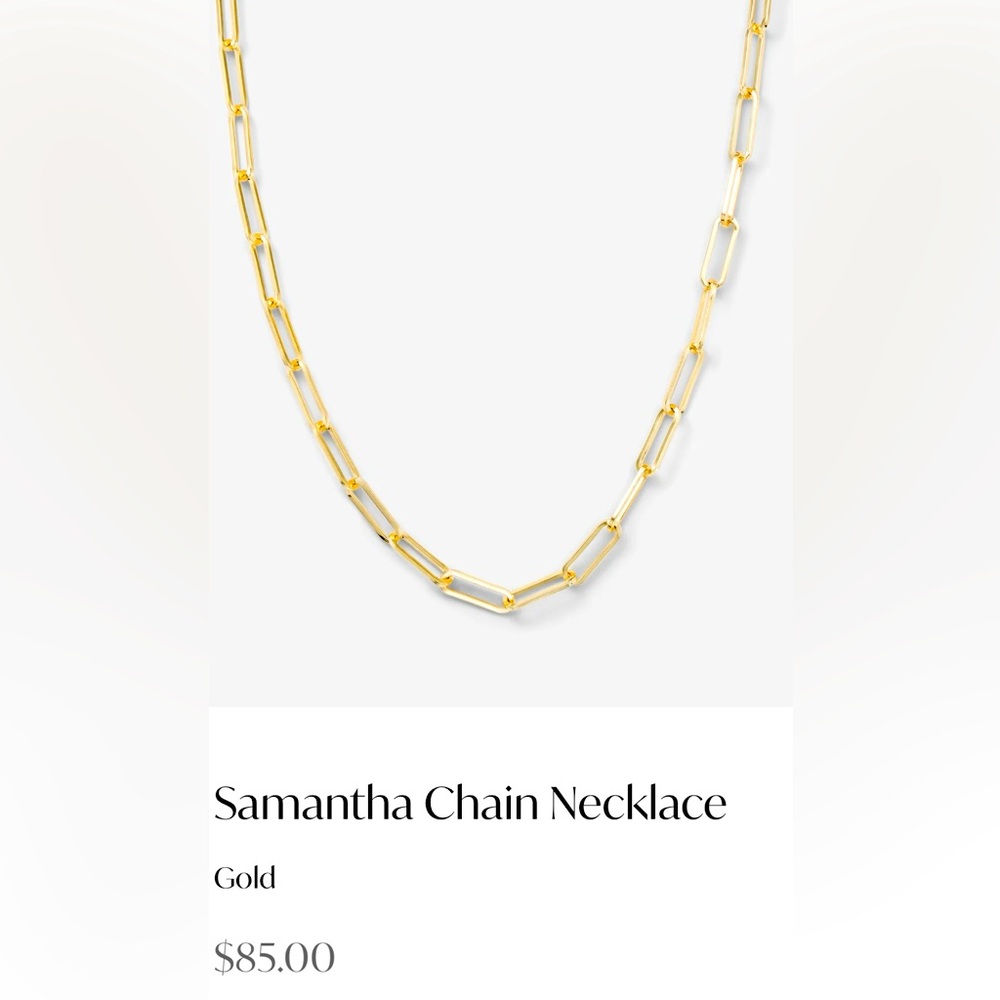MELINDA MARIA 💜💜💜
‘Samantha Gold Chain Necklace’
GREATEST LAYERING PIECE 😍
✨FIRM